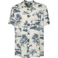 Quiksilver Herren Kurzarmhemd beige Viskose von Quiksilver