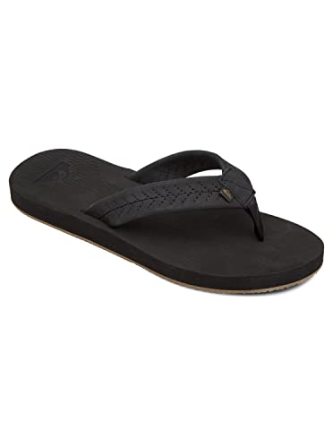 Quiksilver Herren Left COASTA Flip-Flop, Black/Black/Brown, 39 EU von Quiksilver