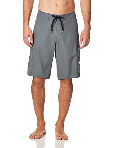 Quiksilver Herren Men's Standard Manic 22 Inch Length Cargo Pocket Boardshort Swim Trunk Badehose, Eisentor, 8 von Quiksilver
