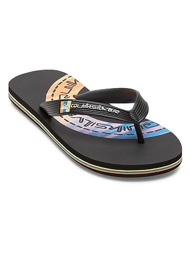 Quiksilver Herren Molokai Art II Youth. Sandale, Black/White/Black, 34 EU von Quiksilver