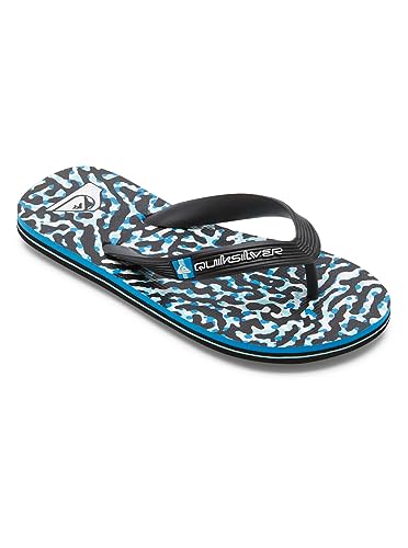 Quiksilver Herren Molokai Art II Youth. Sandale, Black/White/Blue, 34 EU von Quiksilver