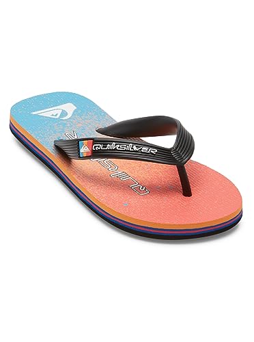 Quiksilver Herren Molokai Art II Youth. Sandale, Blue/Blue/ORANGE, 32 EU von Quiksilver