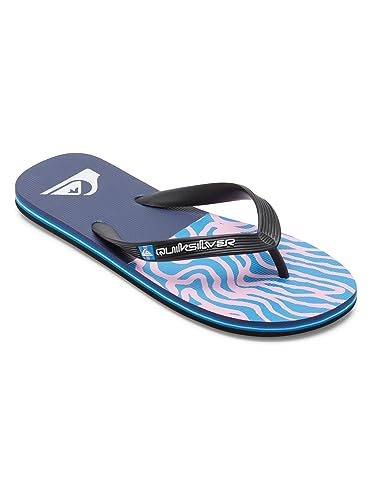 Quiksilver Herren Molokai Art II. Sandale, Black/Blue/PINK, 39 EU von Quiksilver