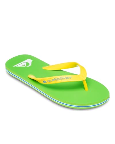 Quiksilver Herren Molokai Core Sandale, Green/Yellow, 44 EU von Quiksilver