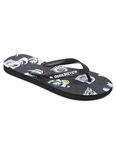 Quiksilver Herren Molokai Island Pulse Flip-Flop, Black/Grey/Black, 39 EU von Quiksilver