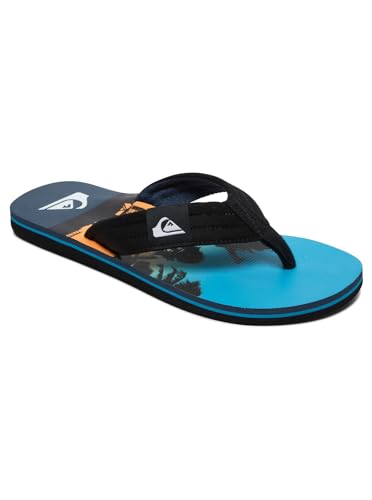 Quiksilver Herren Molokai Layback Badeschuhe, Mehrfarbig Black Blue Blue Xkbb, 47 EU von Quiksilver