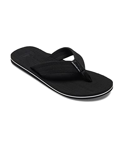 Quiksilver Herren Molokai Layback Sandale, Black White Black, 39 EU von Quiksilver