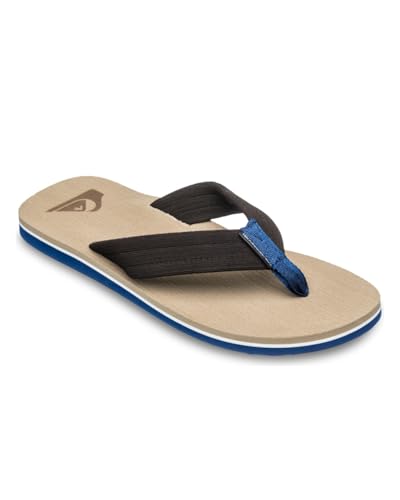 Quiksilver Herren Molokai Layback Textured Sandale, Sand, 45 EU von Quiksilver