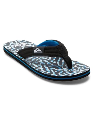 Quiksilver Herren Molokai Layback. Sandale, Black/White/Blue, 43 EU von Quiksilver