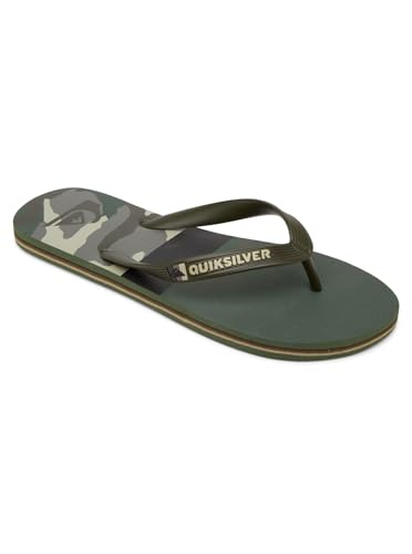 Quiksilver Herren Molokai Panel Flip-Flop, Green/Black/Green, 40 EU von Quiksilver