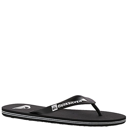 Quiksilver Herren Molokai Sandale, Schwarz/Schwarz/Weiß, 39 EU von Quiksilver