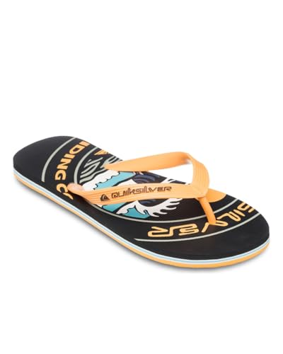 Quiksilver Herren Molokai Screen Sandale, Black/Yellow, 42 EU von Quiksilver