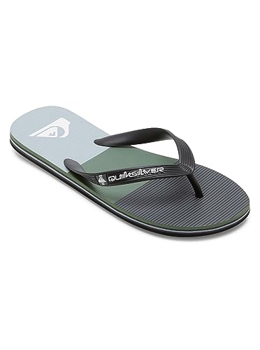 Quiksilver Herren Molokai Stripe. Sandale, Black/Grey/Green, 40 EU von Quiksilver