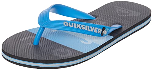 Quiksilver Herren Molokai Word Block - Flip-flops voor mannen Flip Flop, Blue Black Blue, 45 EU von Quiksilver