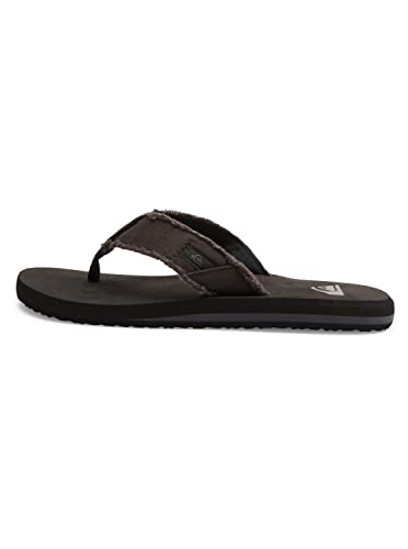 Quiksilver Herren Monkey Abyss - Sandals For Men Zehentrenner, Schwarz Schwarz Schwarz Braun Xkkc, 47 EU von Quiksilver