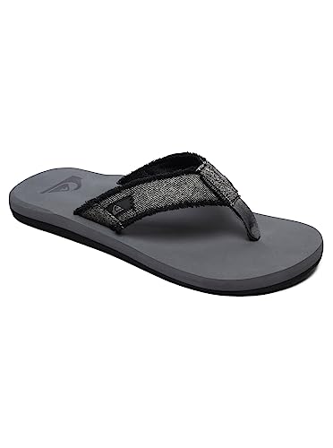 Quiksilver Herren Monkey Abyss Sport Sandalen, Grau Grey Black Grey Xsks, 45 EU von Quiksilver