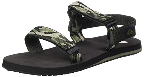 Quiksilver Herren Monkey Caged Slingback Sandalen, Grün (Green/Black XGKG), 43 EU von Quiksilver