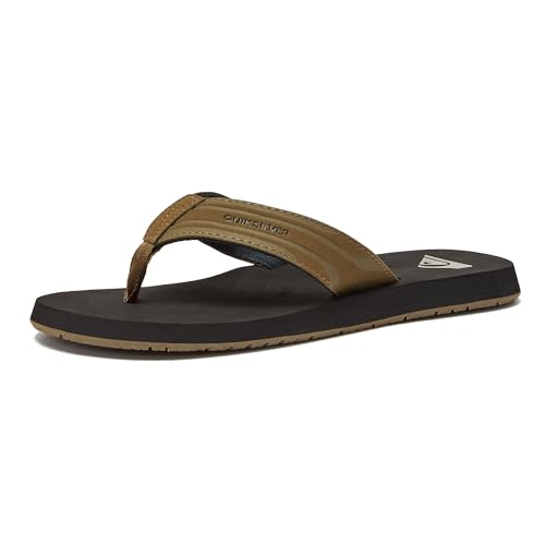 Quiksilver Herren Monkey Wrench Flops for Men Flip-Flop, TAN-SOLID, 43 EU von Quiksilver