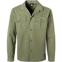 Quiksilver Herren Overshirt grün Baumwolle von Quiksilver