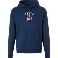Quiksilver Herren Hoodie blau Logo und Motiv von Quiksilver