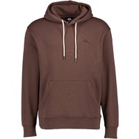 Quiksilver Herren Hoodie braun Baumwolle unifarben von Quiksilver