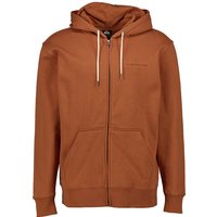 Quiksilver Herren Sweatjacke orange Baumwolle unifarben von Quiksilver