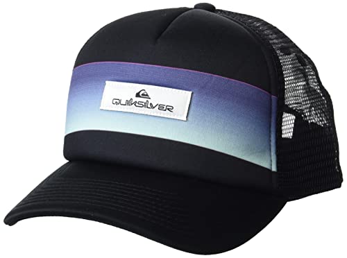 Quiksilver Herren Raven Coop Trucker Hat Hut, schwarz, Einheitsgröße von Quiksilver