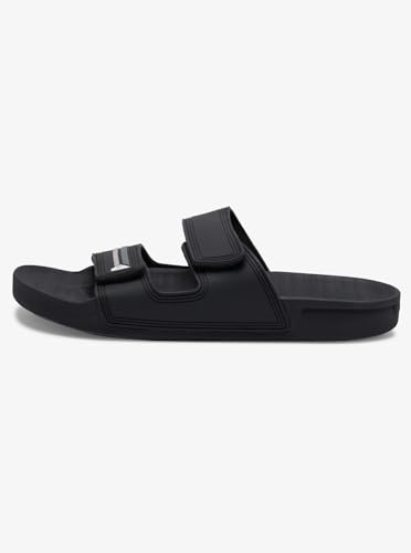 Quiksilver Herren Rivi Slide Adjust II Sandale, Black/Grey/Black, 39 EU von Quiksilver