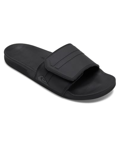 Quiksilver Herren Rivi Slide Adjust Sandale, Black/Grey/Black, 44 EU von Quiksilver