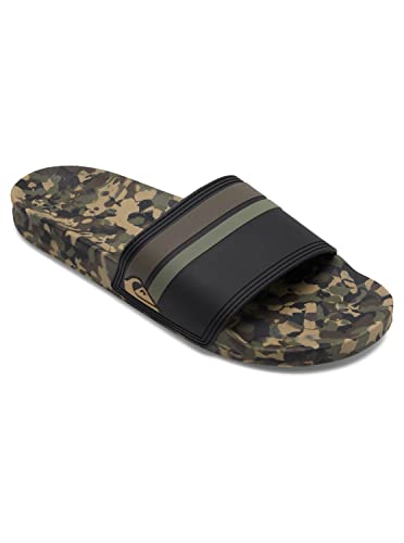 Quiksilver Herren Rivi Slide Sandale,Camouflage / Green 39 EU von Quiksilver