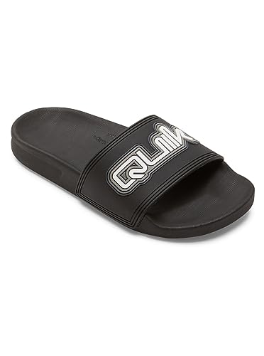 Quiksilver Herren Rivi Wordmark Slide II Youth. Sandale, Black 1, 35 EU von Quiksilver