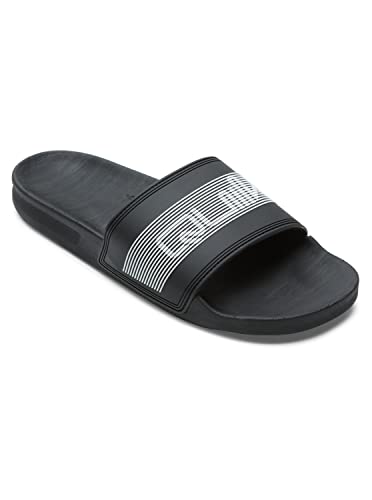 Quiksilver Rivi Wordmark Slide - Badeschuhe für Männer Schwarz von Quiksilver