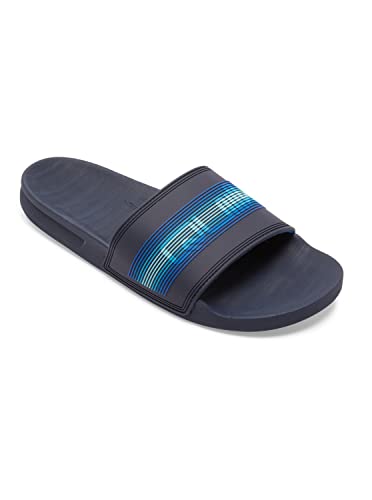 Quiksilver Rivi Wordmark Slide - Badeschuhe für Männer Blau von Quiksilver