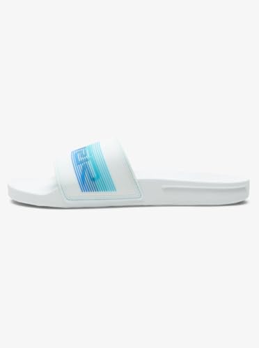 Quiksilver Rivi Wordmark Slide - Badeschuhe für Männer Weiß von Quiksilver