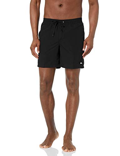 Quiksilver Herren Volley Swimming Trunks With Elastic Waist Boardshorts, Schwarz, L EU von Quiksilver