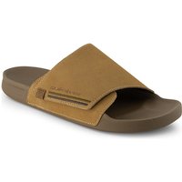 Quiksilver Herren Pantoletten beige Glattleder von Quiksilver