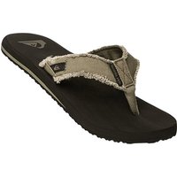 Quiksilver Herren Zehensandalen grün Textil & Canvas von Quiksilver