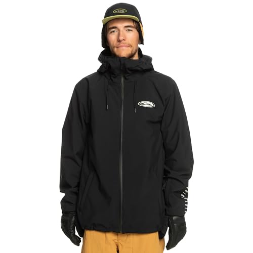 Quiksilver Herren Snowboardjacke HIGH IN THE HOOD JK true black S von Quiksilver