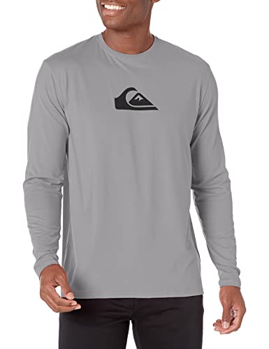 Quiksilver Herren Solid Streak Langarm Rashguard LSF 50 Sonnenschutz Surf Rash-Guard-Shirt, Bogen Heather, S von Quiksilver