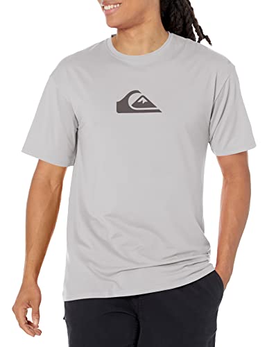 Quiksilver Herren Solid Streak Rashuguard LSF 50 Sonnenschutz Surfshirt, kurzärmelig Rash-Guard-Shirt, Bogen Heather, S von Quiksilver