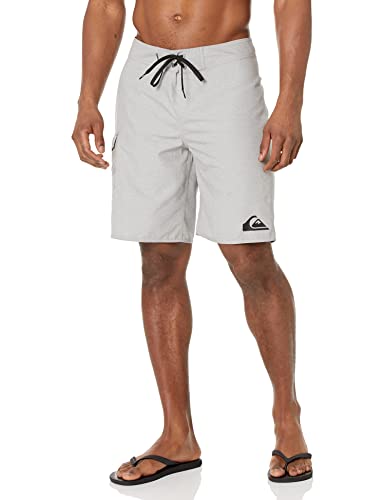 Quiksilver Herren Standard Everyday 20 Inch Swim Trunk Bathing Suit Boardshorts, Athletic Heather, 38 von Quiksilver