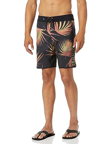 Quiksilver Herren Standard Heritage Scallop 19 Boarshort Badehose, Mineral Red 233, 164 von Quiksilver