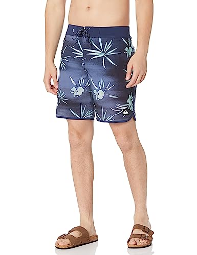 Quiksilver Herren Standard Heritage Scallop 19 Boarshort Badehose, Naval Accademy 233, 164 von Quiksilver