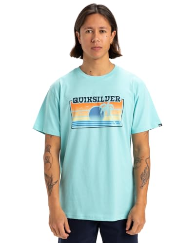 Quiksilver Herren Sun Faded Ss T-Shirt, Aqua Sky, S Quiksilver Herren Sun Faded Ss T-Shirt, Aqua Sky, S von Quiksilver