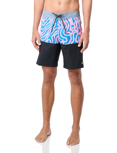 Quiksilver Herren Surfsilk Badehose mit geradem Bein, 19 Boardshorts, Crown Blue 241, 164 von Quiksilver