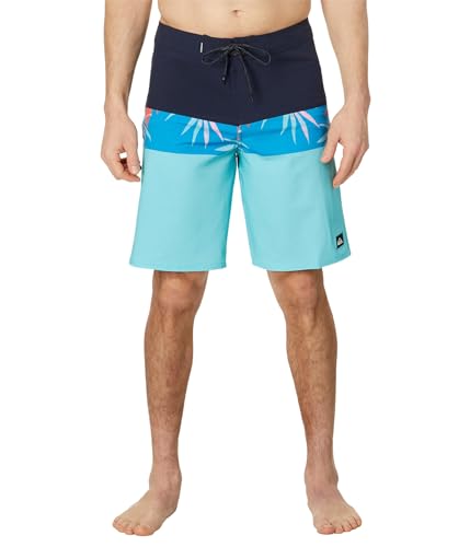 Quiksilver Herren Surfsilk Panel 20 Badehose Boardshorts, Monaco Blue 241, 164 von Quiksilver