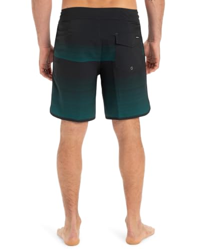 Quiksilver Herren Surfsilk Scallop 18 Boardshorts, Tijuana in Blaugrün, 50 von Quiksilver