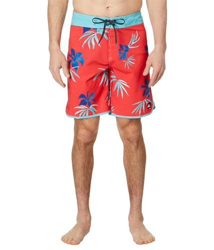 Quiksilver Herren Surfsilk Scallop 19 Badehose Boardshorts, Cayenne 241, 164 von Quiksilver