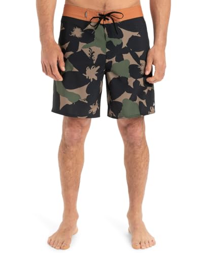 Quiksilver Herren Surfsilk Straight Leg 18 Boardshorts, Traubenblatt-Handtman, 50 von Quiksilver