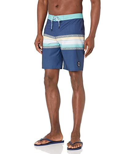 Quiksilver Herren Surfsilk Sun Faded 19 Boardshort Badehose, Marineblauer Blazer, 4 von Quiksilver